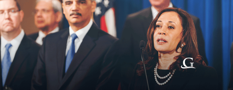 Kamala Harris And Eric Holder Stock Photo