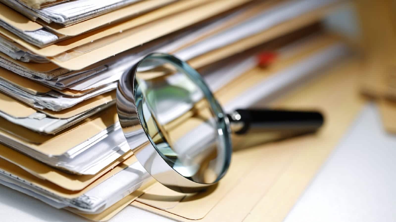 Magnifying Glass Stock Photo