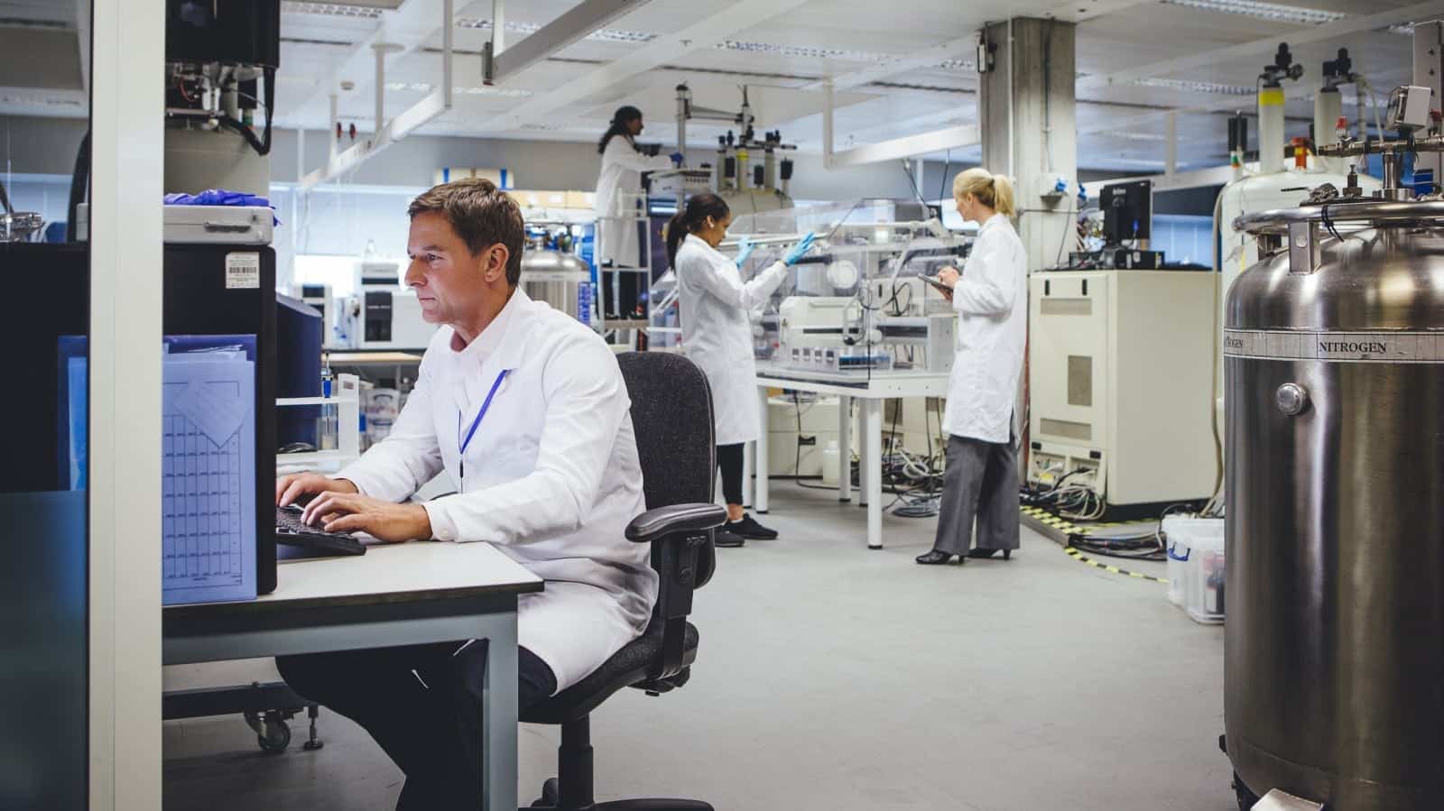 pharmaceutical laboratory.