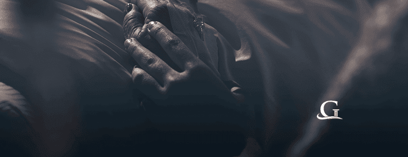 Patient Being Consoled By Loved One In Hospital Stock Photo