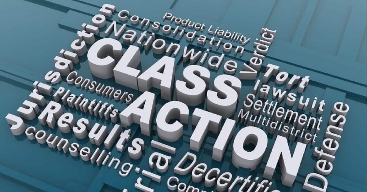 Class Action Words Stock Photo